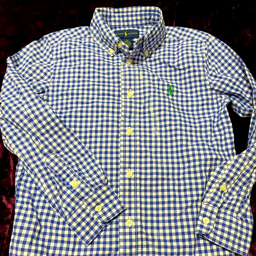 ralph lauren button down shirt